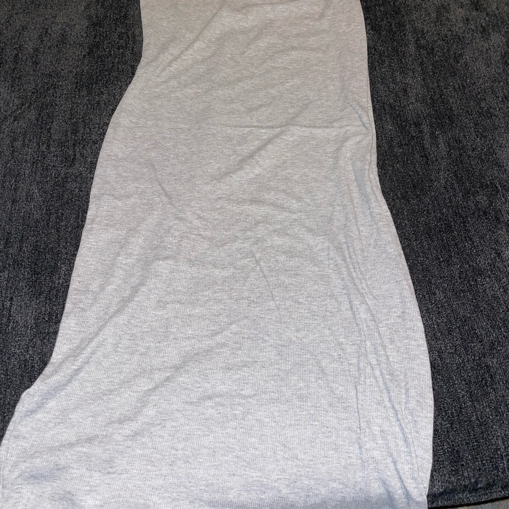 Grey fitted dress